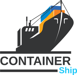 Container ship Logo PNG Vector