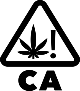 Contains Cannabis Logo PNG Vector