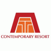 Contemporary Resort Logo Vector