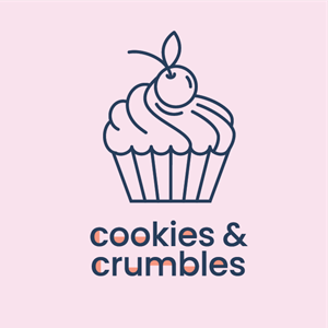 Cookies & Crumbles Logo PNG Vector