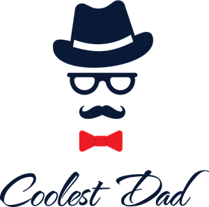 Coolest dad Logo Vector