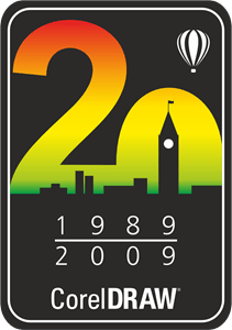 COREL 20th anniversary Logo PNG Vector