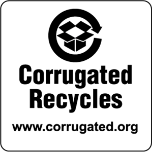 Corrugated Recycles Logo PNG Vector