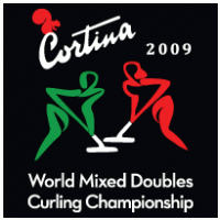 Cortina World Mixed Doubles Curling Championship Logo Vector
