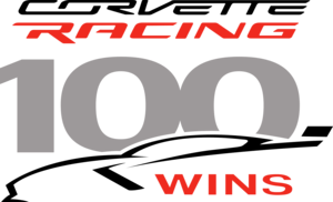 Corvette 100 Wins Logo PNG Vector