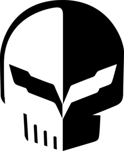 Corvette Skull Logo PNG Vector