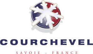 Courchevel French Ski Resort Logo PNG Vector
