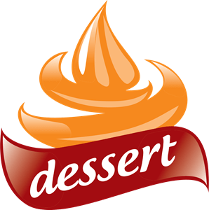Cream for dessert Logo Vector