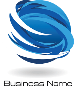 Creative blue style business Logo Vector