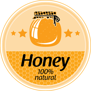 Creative honey Logo Vector