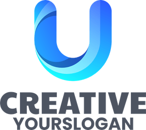 Creative Letter U Company Logo PNG Vector