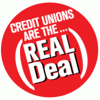 Credit Unions Are the... Real Deal Logo PNG Vector
