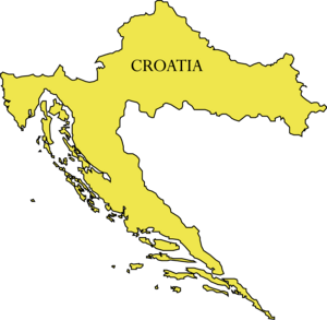 CROATIA MAP Logo PNG Vector