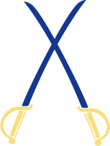 CROSSED SWORDS ART Logo PNG Vector
