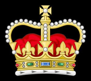 Crown of Saint Edward Logo PNG Vector