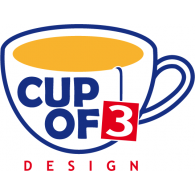Cup of 3 Design Logo PNG Vector