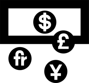 CURRENCY EXCHANGE SIGN Logo PNG Vector