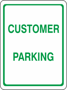 Customer parking Logo PNG Vector