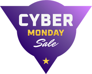 Cyber Monday Sale Logo PNG Vector