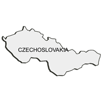 CZECHOSLOVAKIA MAP Logo Vector