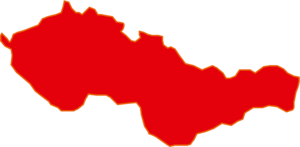 CZECHOSLOVAKIA OUTLINE MAP Logo PNG Vector