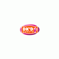 DK'D DONUTS Logo PNG Vector