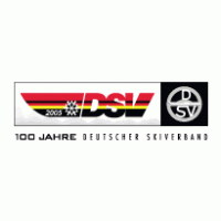 DSV 100 Jahre Deutscher Skiverband Logo Vector