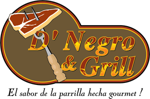 D' Negro & Grill Logo Vector
