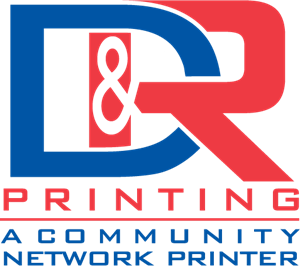 D and R Printing Logo PNG Vector