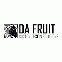 Da Fruit custom design solutions Logo Vector