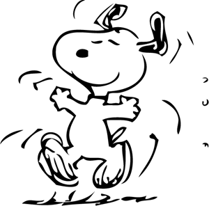 Dancing Snoopy Logo Vector