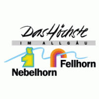 Das Höchste im Allgäu Nebelhorn Fellhorn Logo Vector