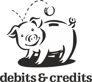 Debits & Credits Logo PNG Vector