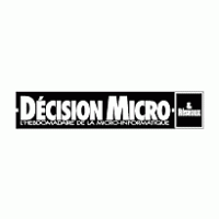 Decision Micro & Reseaux Logo PNG Vector