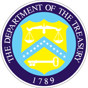 Department of the Treasury Logo PNG Vector