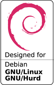 Designed for Debian Logo PNG Vector