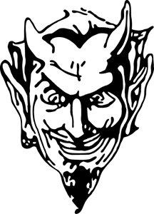 Devil Head Logo Vector
