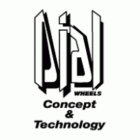Dial Wheels Logo Vector