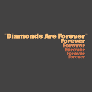 Diamonds Are Forever Logo PNG Vector