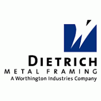 Dietrich Metal Framing Logo Vector