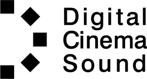 Digital Cinema Sound Logo Vector
