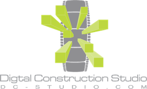 Digital Construction Studio Logo Vector