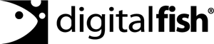 Digital Fish Logo Vector