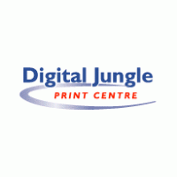 Digital Jungle Print Centre Logo Vector