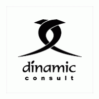 Dinamic ConsultB&W Logo Vector