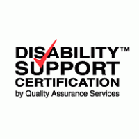 Disability Support Certification Logo PNG Vector