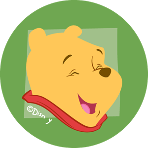 Disney's Pooh Logo PNG Vector
