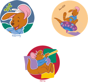 Disney's Roo Logo PNG Vector