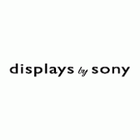 Display by Sony Logo PNG Vector