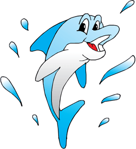 Dolphin Logo PNG Vector